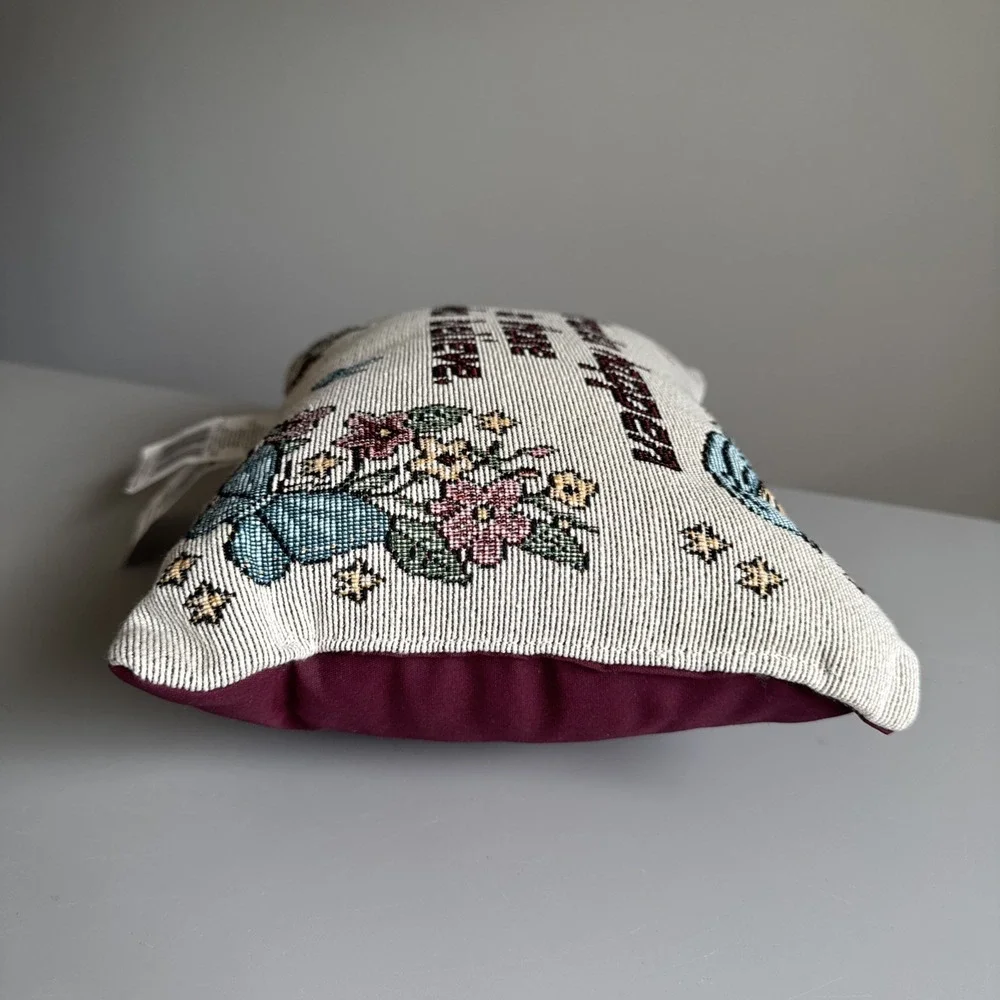 Tapestry Pillow Miracles Happen To Those Who Believe 90's Cottagecore 11x8